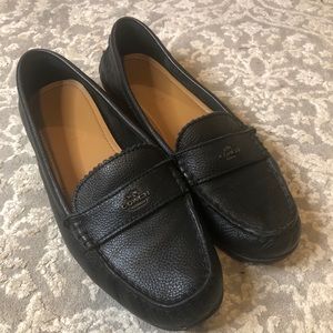 Coach leather loafers